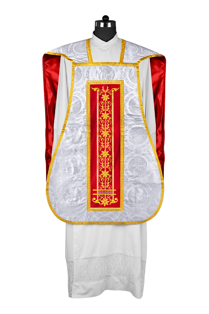 Vestimentas católicas con espalda de violín 