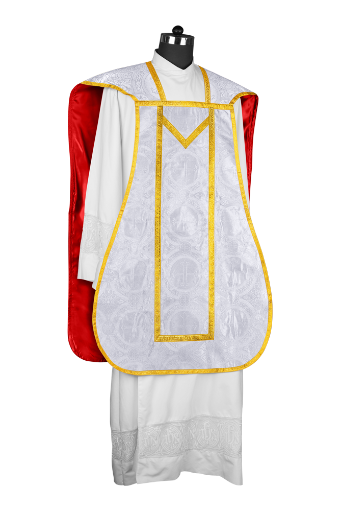 Roman Chasuble with adorned motif