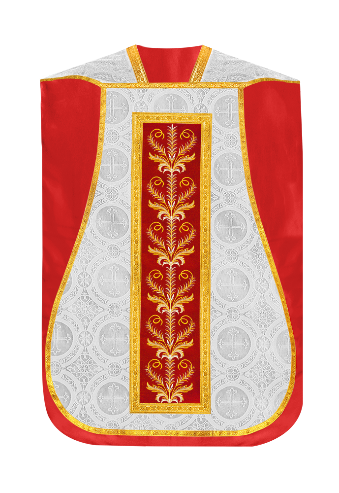 Roman Chasuble with liturgical motifs