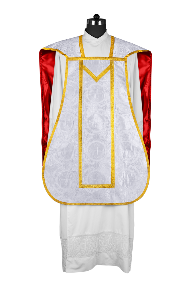 Roman Chasuble with adorned motif