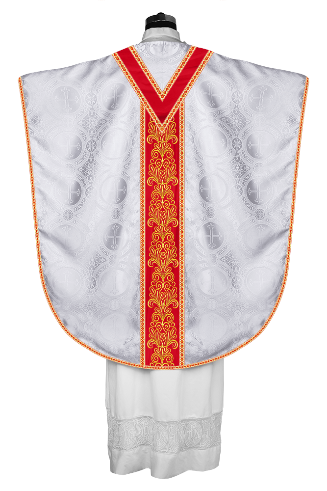 Spiritual Borromean Chasuble With Y Type Orphrey and Trims