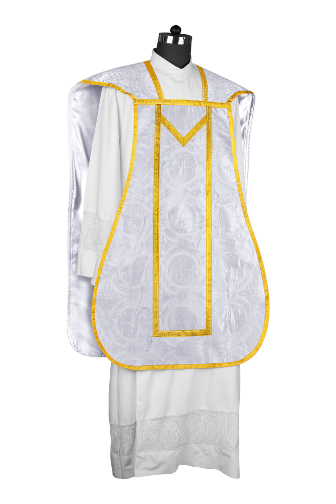 Roman Chasuble with adorned motif