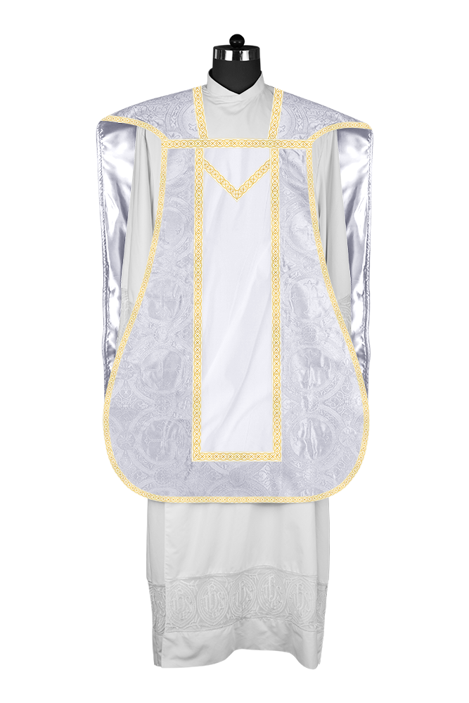 Roman chasuble with Motif and Trims