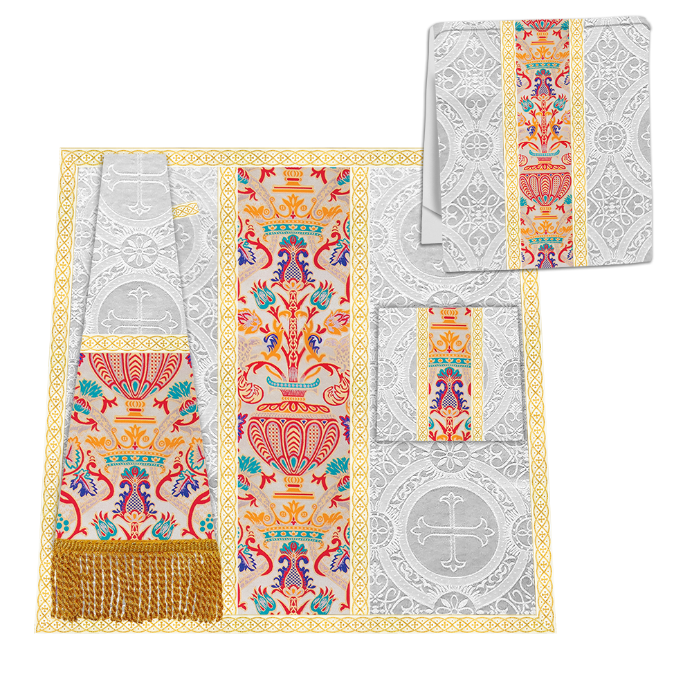 Coronation Tapestry Roman Chasuble with Braided Trims