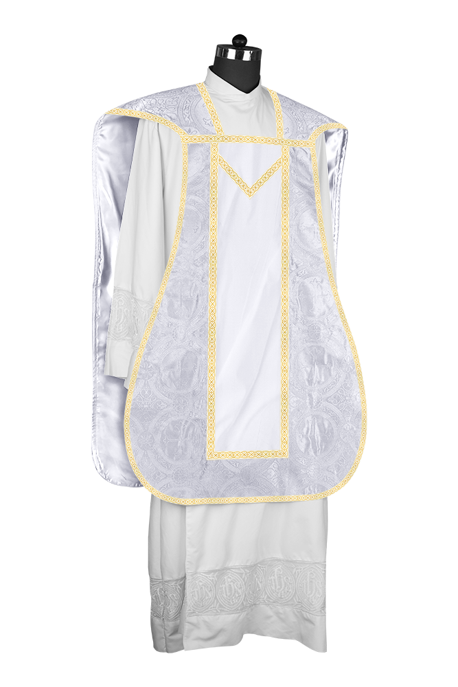 Roman chasuble with Motif and Trims