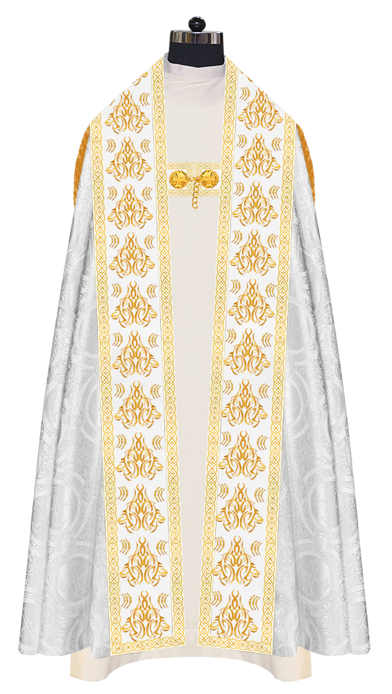 Traditional Embroidered Roman Cope Vestment