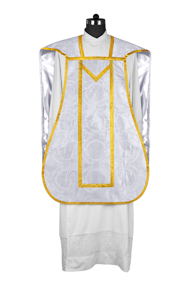 Roman Chasuble with adorned motif