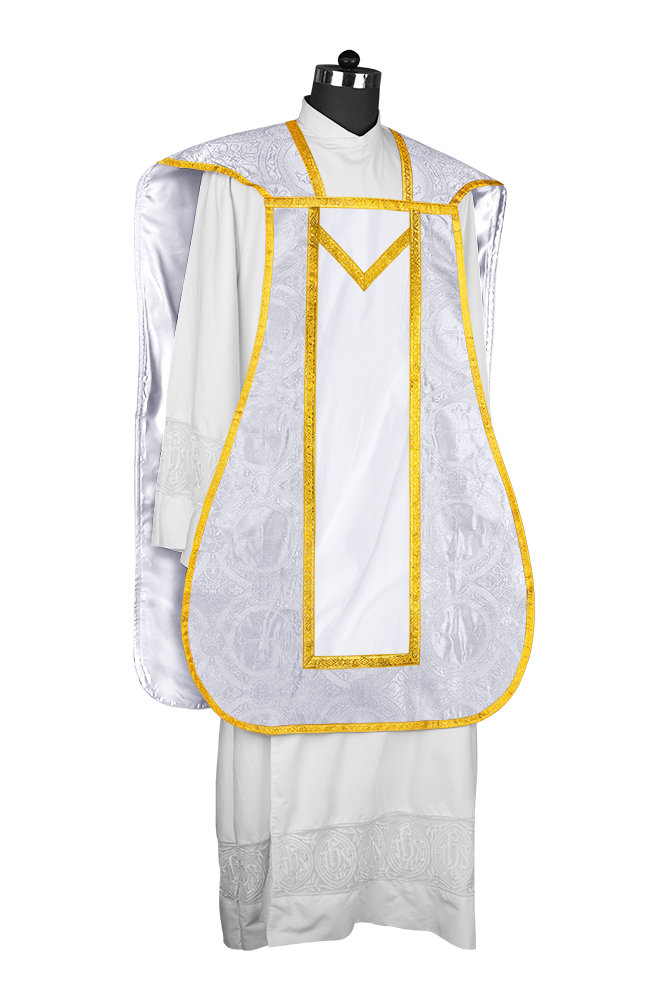 Fiddleback with spiritual motif