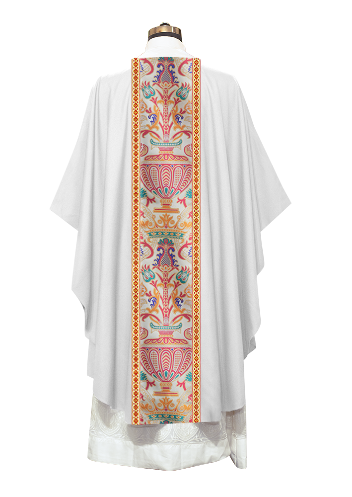 Coronation Tapestry Chasuble Braided with Trims