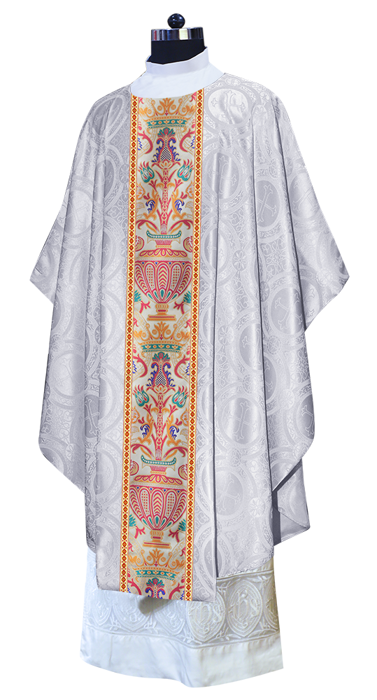 Coronation Tapestry Chasuble Braided with Trims