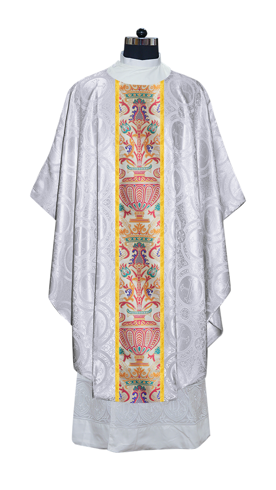 Coronation Tapestry Chasuble Braided with Trims
