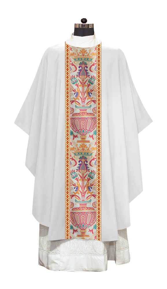 Coronation Tapestry Chasuble Braided with Trims