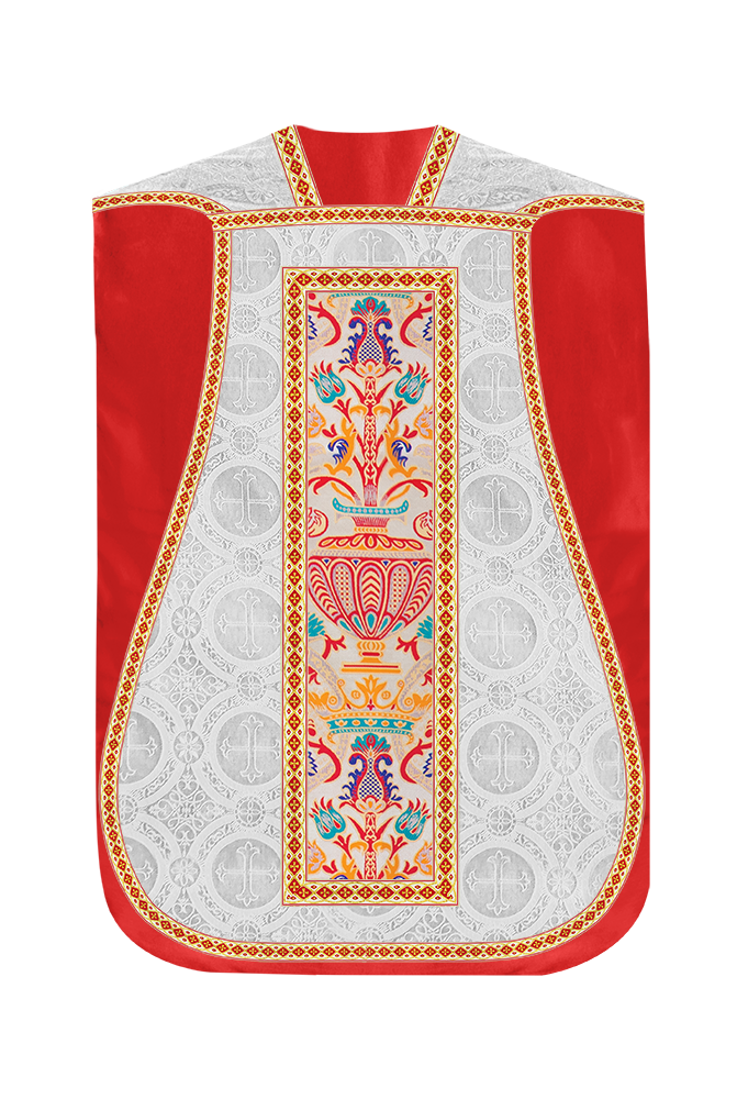 Coronation Tapestry Roman Chasuble with Braided Trims