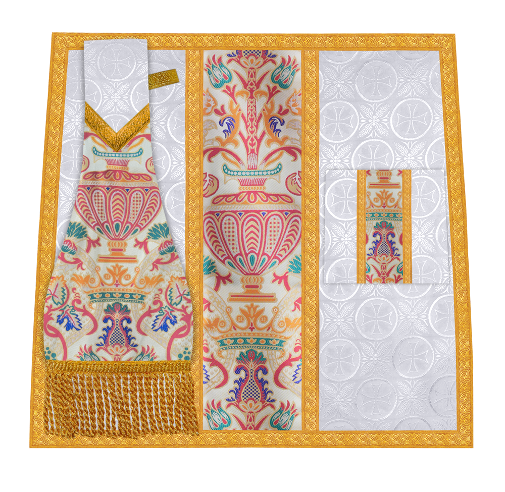 Handcrafted Tapestry Mass Set with Braided trims