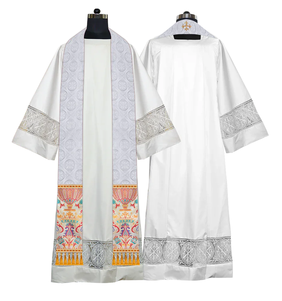 Handmade Liturgical Stole in Coronation Tapestry