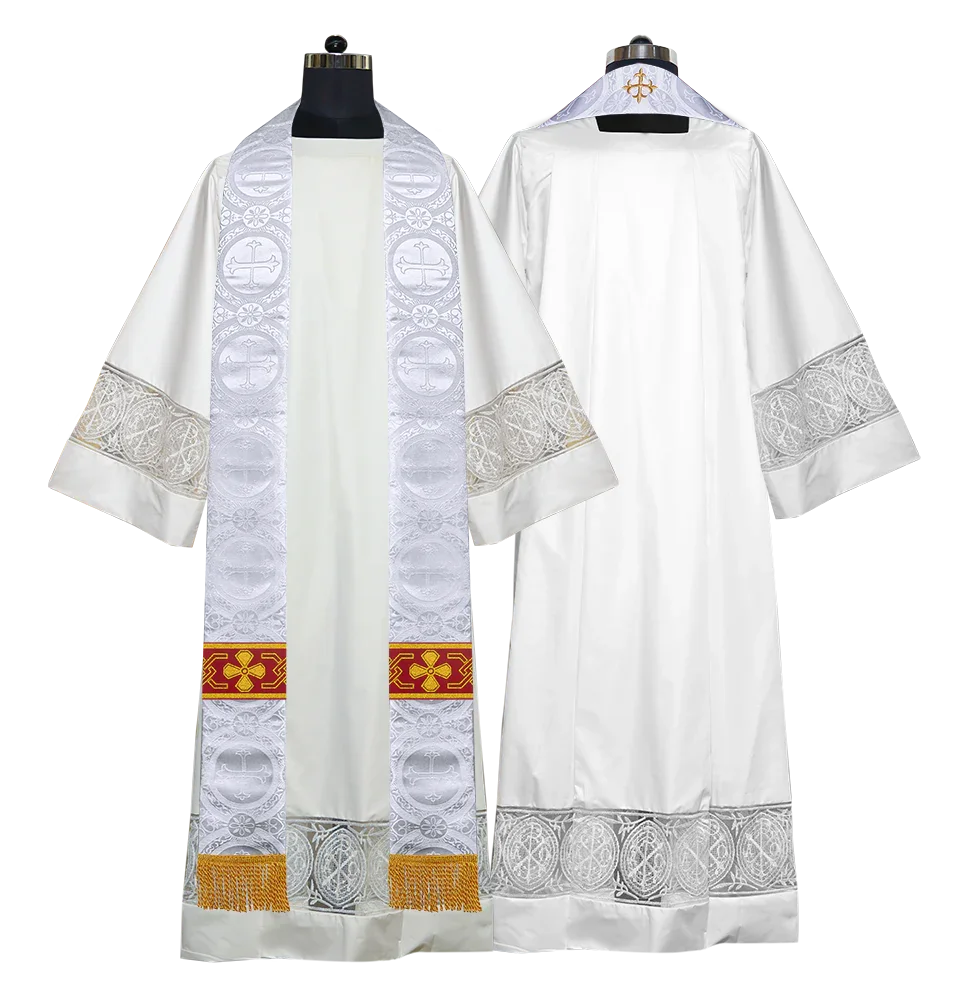 Gothic Cope with Adorned Detailed Braids