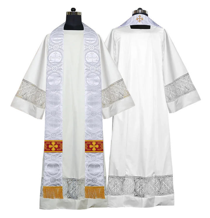 Gothic Cope with Adorned Detailed Braids