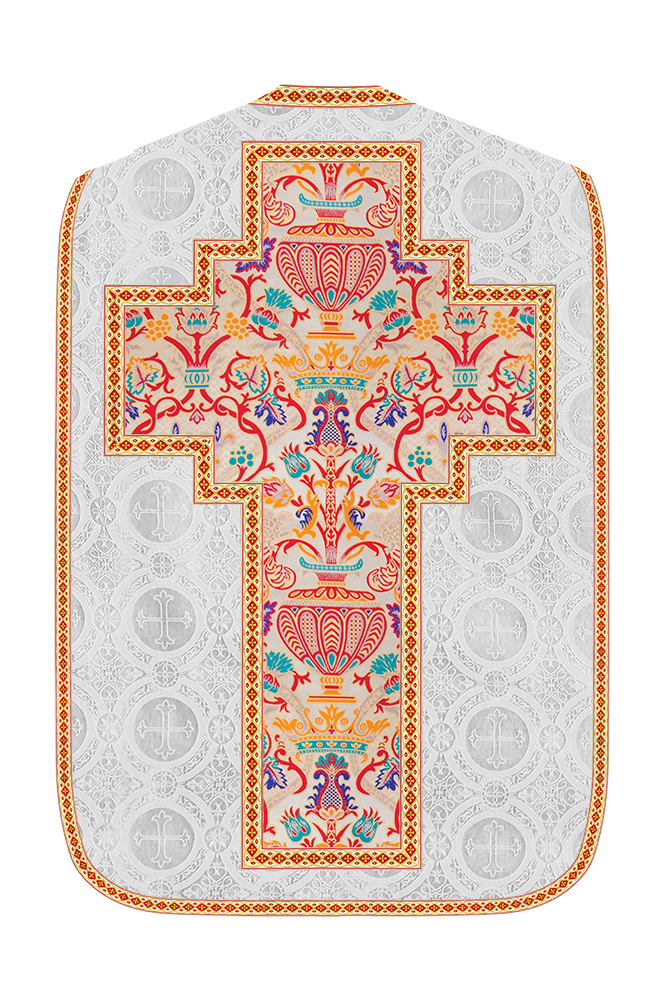 Coronation Tapestry Roman Chasuble with Braided Trims