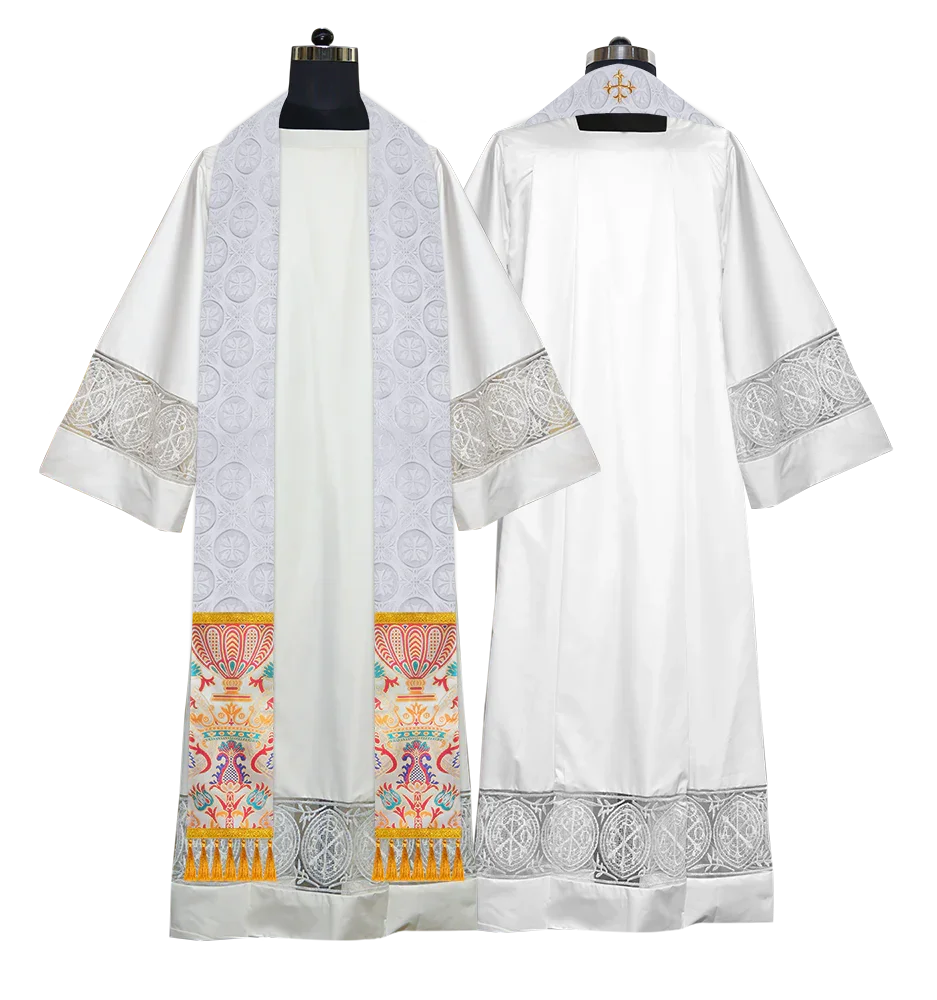 Handmade Liturgical Stole in Coronation Tapestry