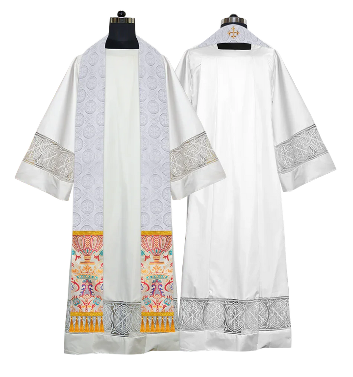 Handmade Liturgical Stole in Coronation Tapestry