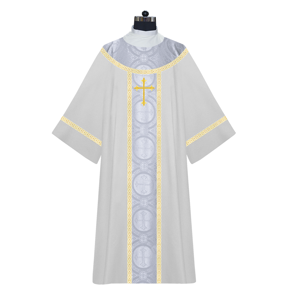 Dalmatics Vestments With Liturgical Cross motifs