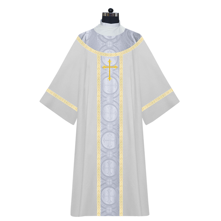 Dalmatics Vestments With Liturgical Cross motifs