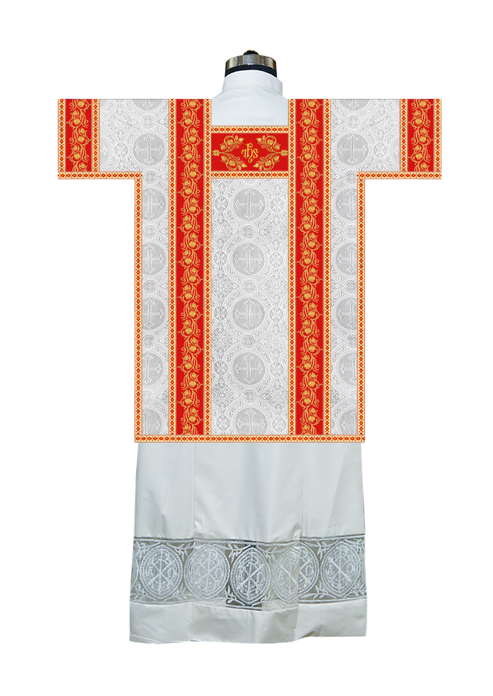 Tunicle Vestment with Braided Trims