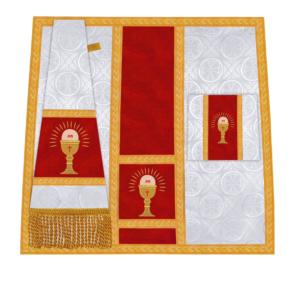 Mass Set adorned with Liturgical Motif