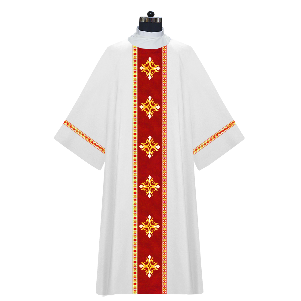 Dalmatics With Ornated Spiritual Cross and Trims