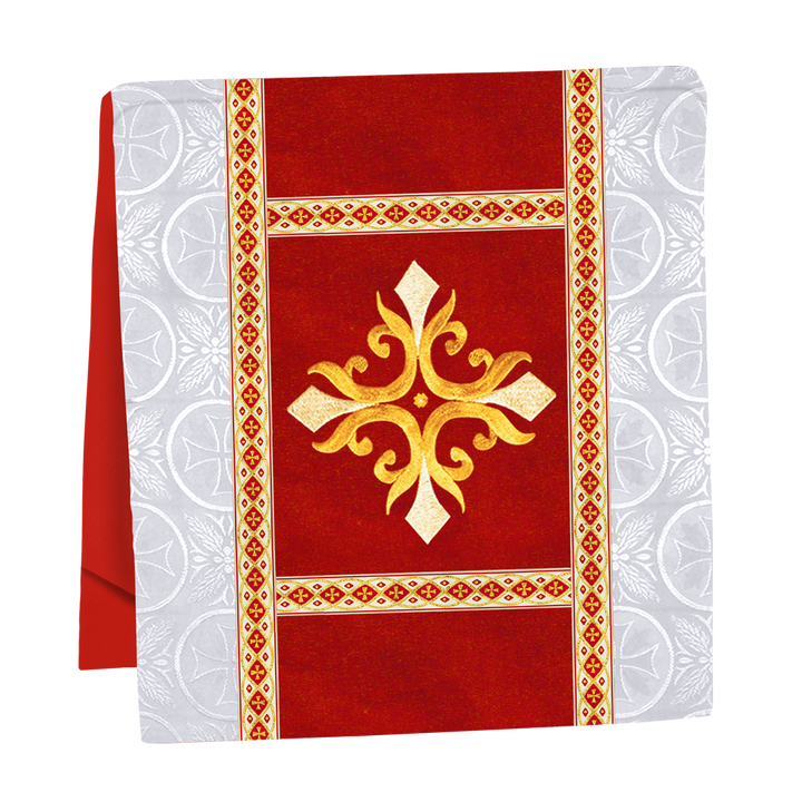 Traditional Altar Mass Set with  Embroidered Motifs