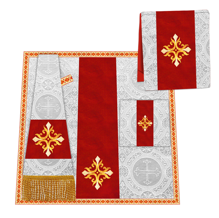 Enhanced Gothic Cope Vestments With Liturgical cross