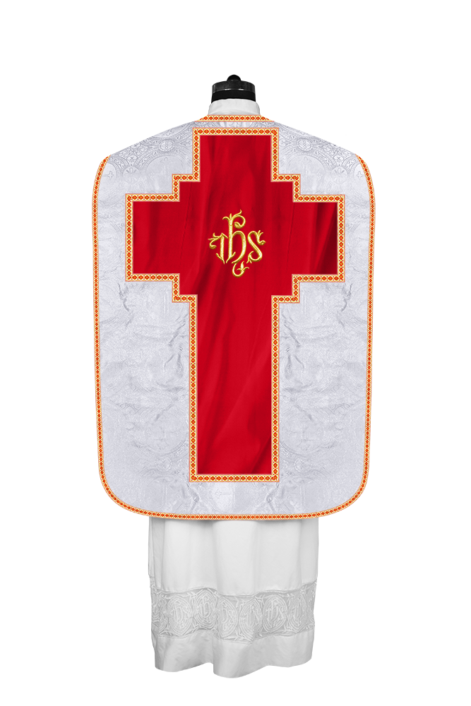 Roman chasuble with Motif and Trims