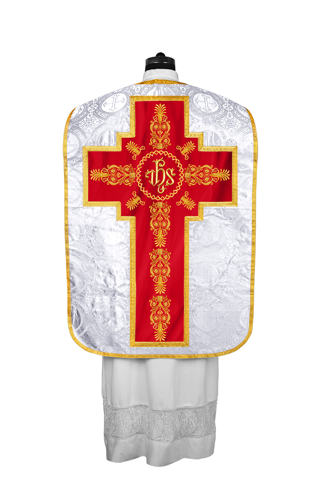 FIDDLEBACK WITH EMBROIDERED ORPHERY