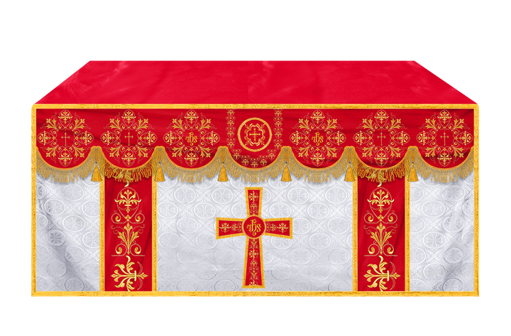 Exquisite Altar Cloth with Intricate Embroidery