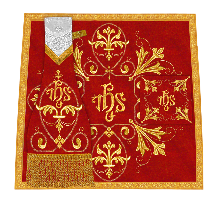 Set of Four Catholic Fiddleback Vestments