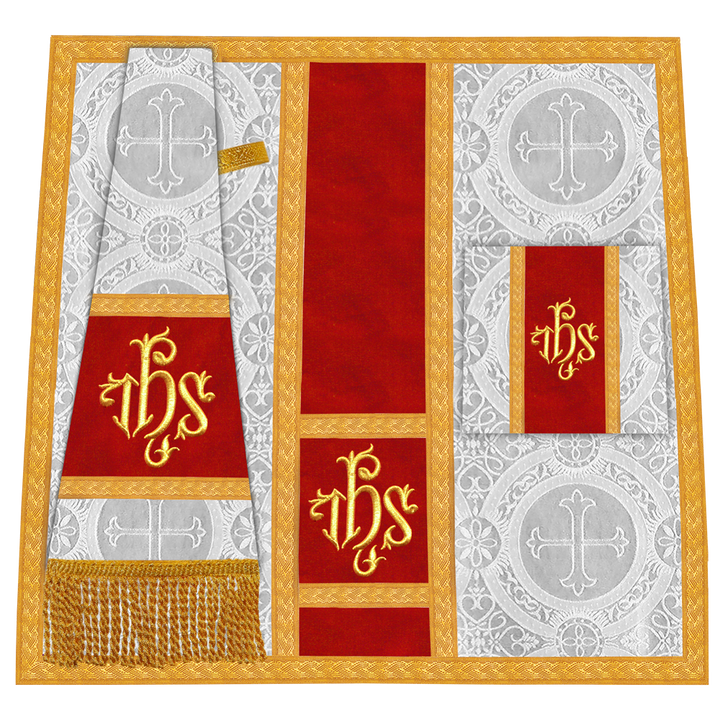 Roman Chasuble with Adorned Orphrey