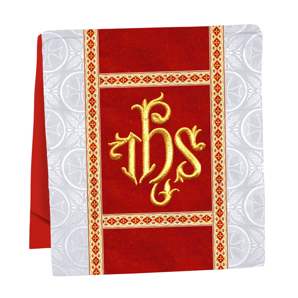 Traditional Altar Mass Set with  Embroidered Motifs