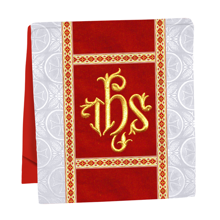 Traditional Altar Mass Set with  Embroidered Motifs