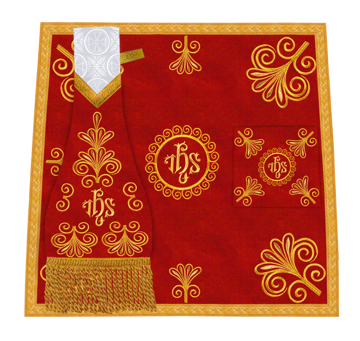 Church Mass Set with Elegant Liturgical Embroidery