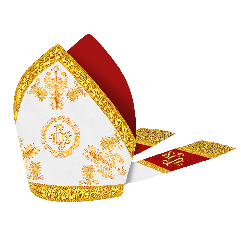 Catholic Mitre with embroidery