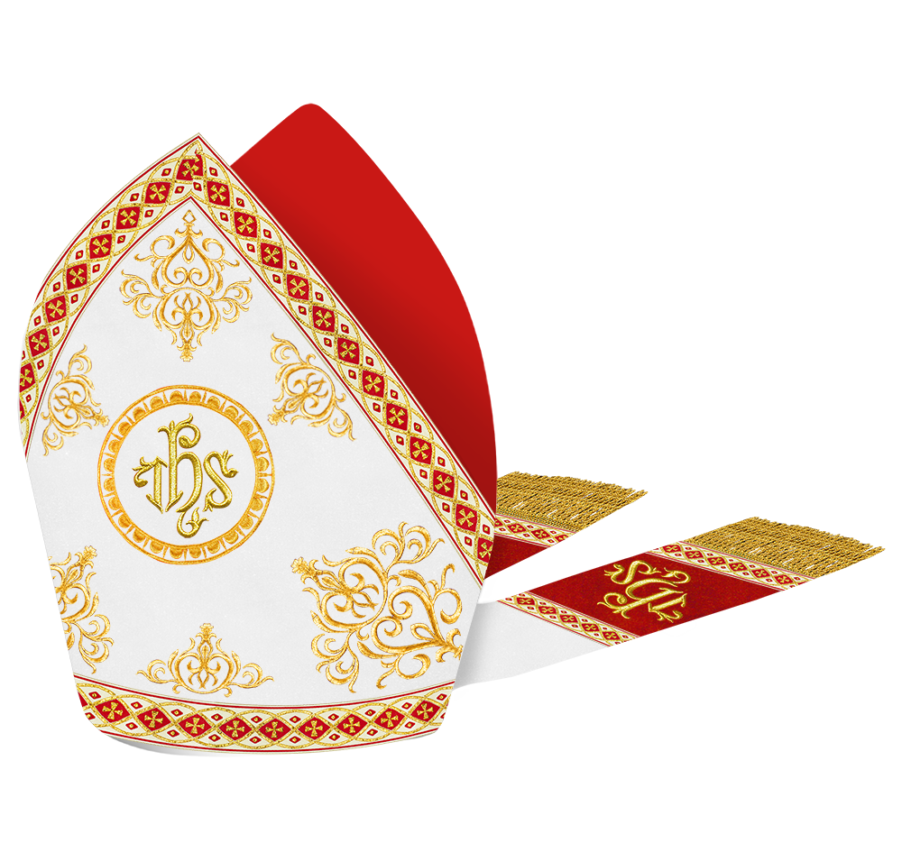 Roman Mitre Vestment Embroidery and Trims