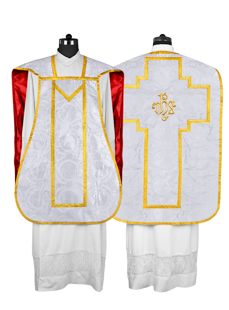 Roman Chasuble with adorned motif