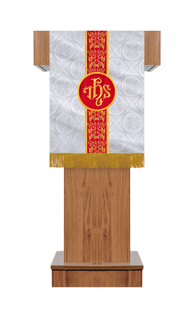 Church Altar Cloth with Refined Embroidery and Motif