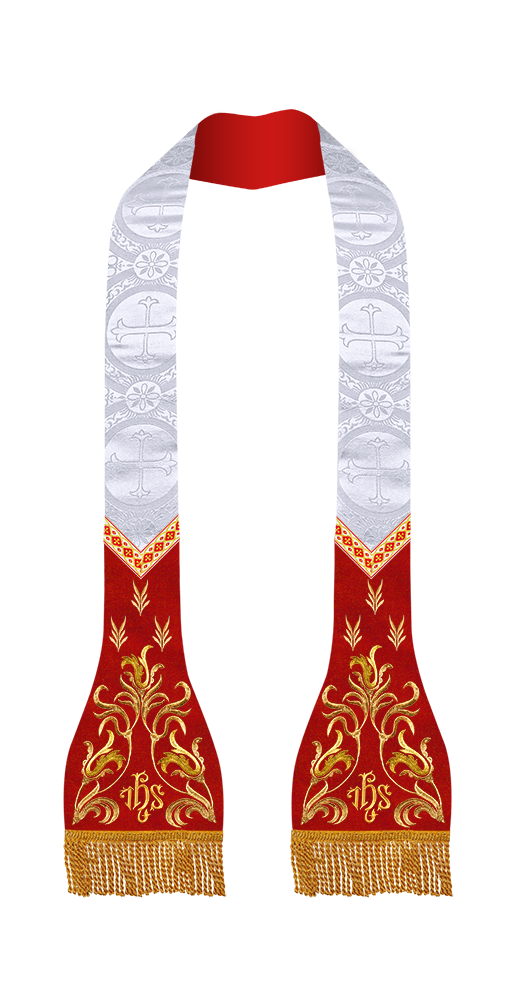 Roman Catholic Stole with Spiritual motif