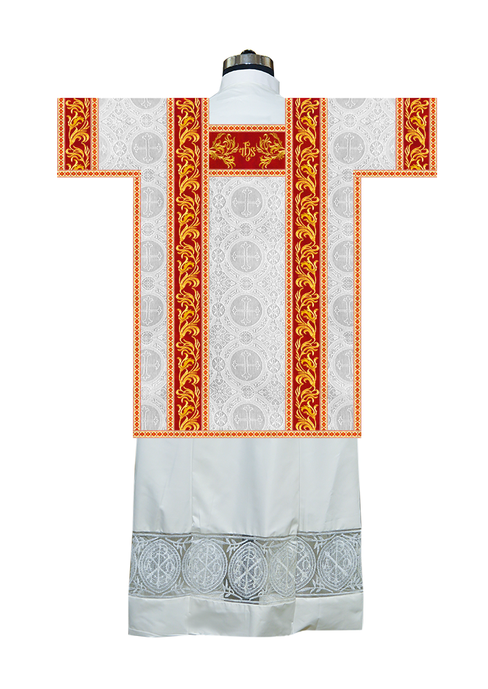 Tunicle Vestment with Woven Braids