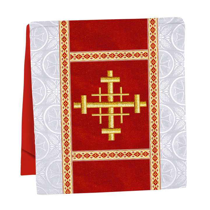Traditional Altar Mass Set with  Embroidered Motifs