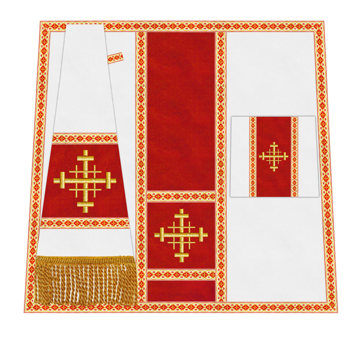 Liturgical Mass set with Cross