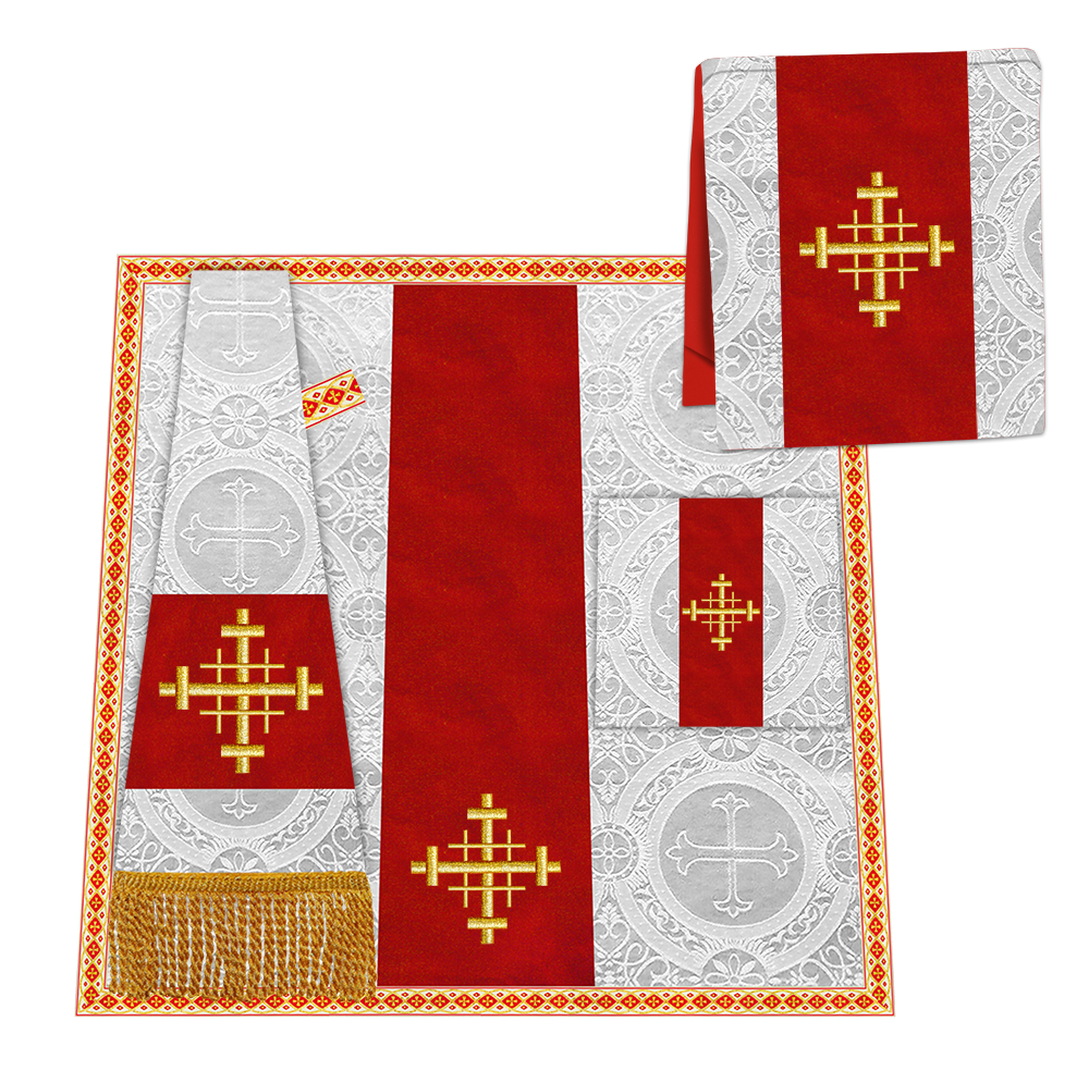 Enhanced Gothic Cope Vestments With Liturgical cross