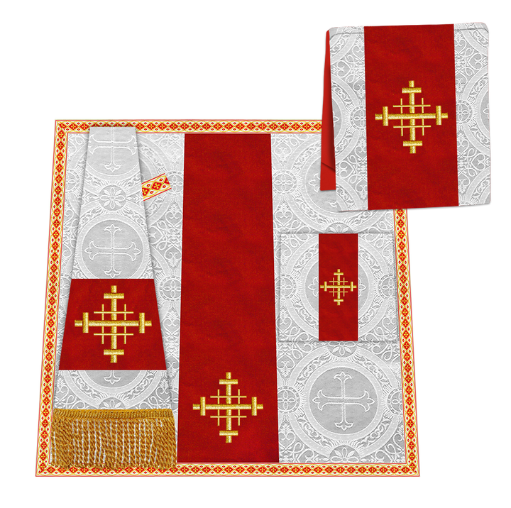 Enhanced Gothic Cope Vestments With Liturgical cross