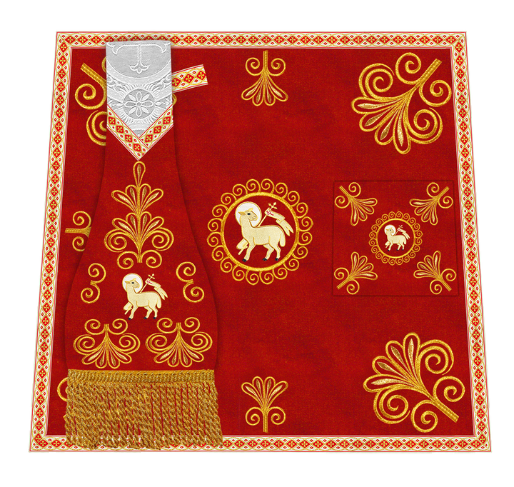 Ornate Embroidery Mass set with Motif